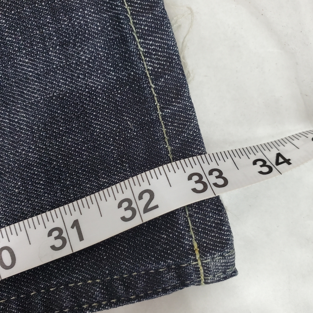 Bebe | Vintage Y2K Gold Metal Logo Back Pocket Bootcut Flare Jeans | 26 Low Rise - Picture 14 of 14